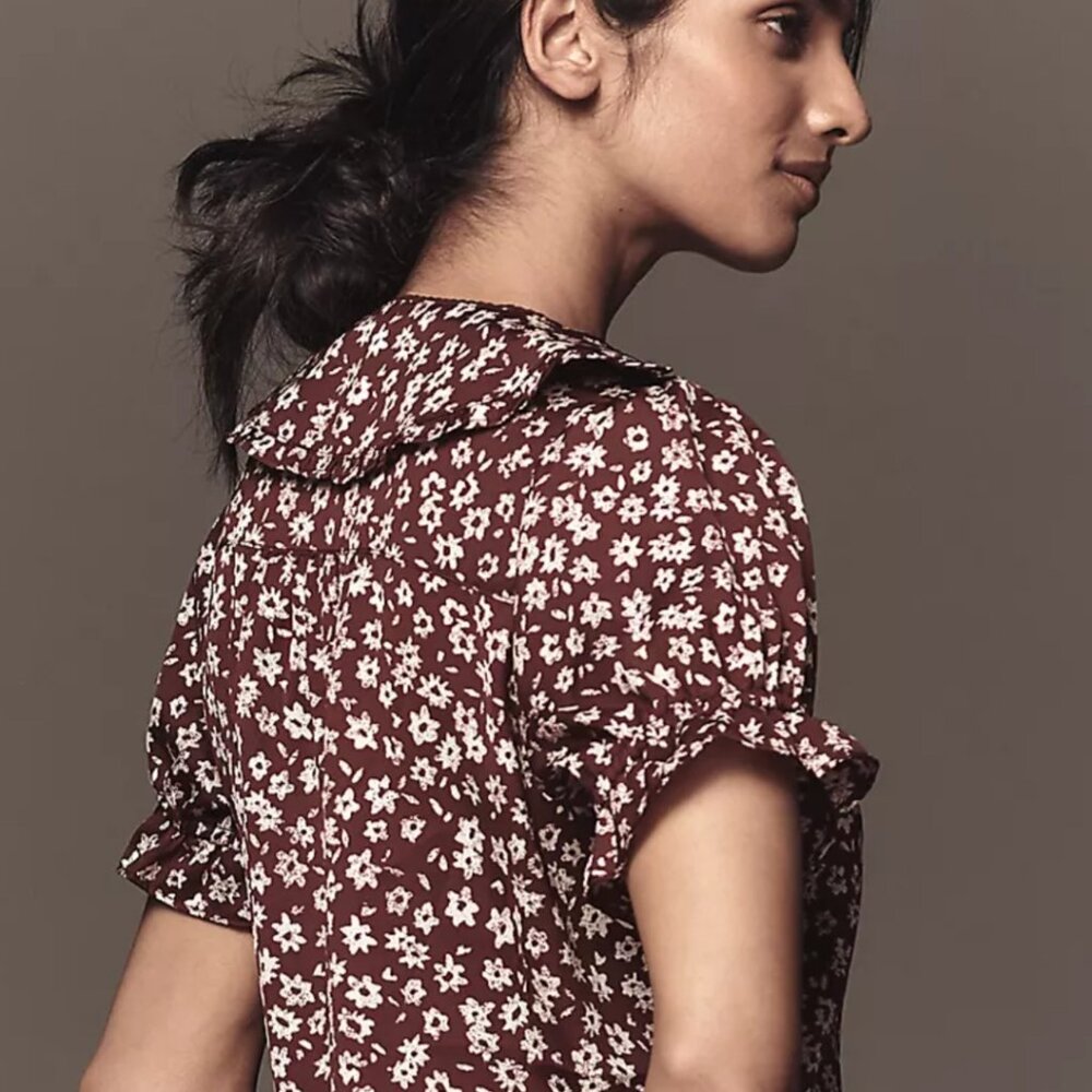 Keira Silky Blouse by Pilcro (Anthropologie) NWT